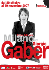 locandina Gaber Milano