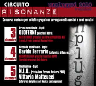 risonanze - 2010 - locandina